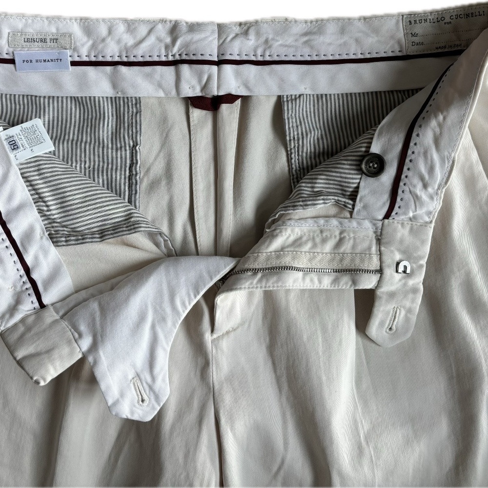 NWOT Khaki Brunello Cucinelli Chino Pants